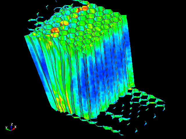  ZY Shear deformation behavior of aluminum honeycomb