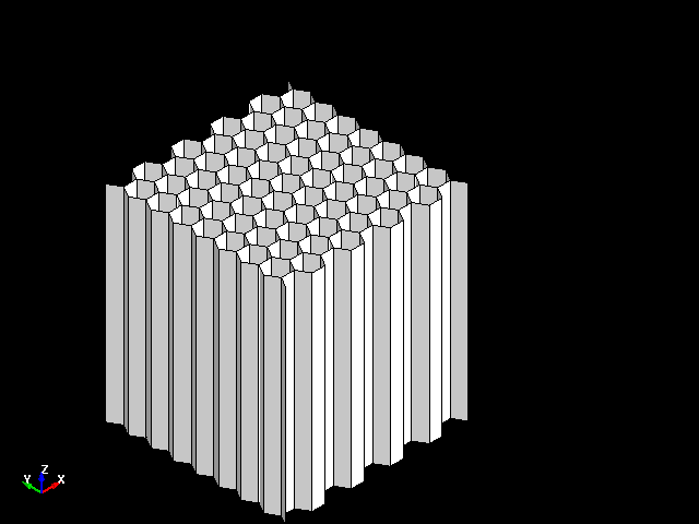  YX Shear deformation behavior of aluminum honeycomb