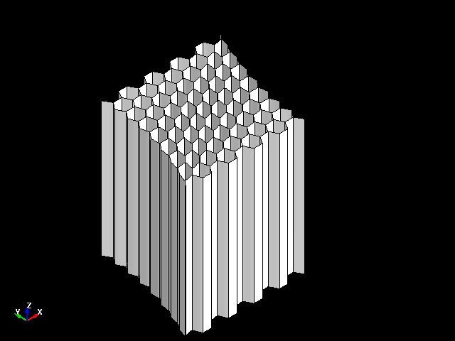  YX Shear deformation behavior of aluminum honeycomb