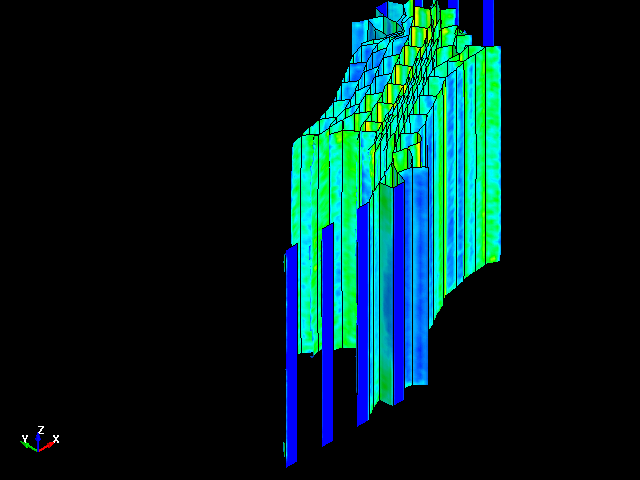  YX Shear deformation behavior of aluminum honeycomb