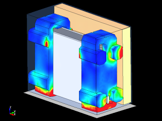 Drop impact simulation of electronic equipment packed with cushioning material