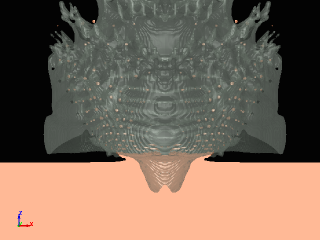 Surface and buried explosion simulation