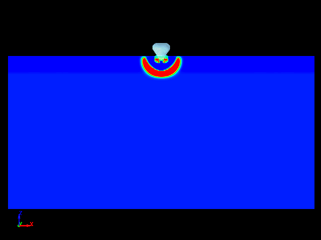  shockwave propagation due to under water explosion