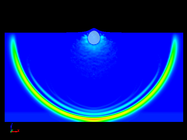  shockwave propagation due to under water explosion