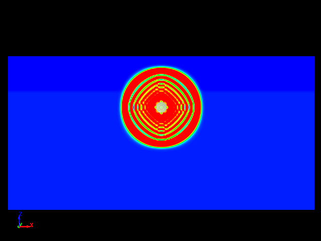  shockwave propagation due to under water explosion