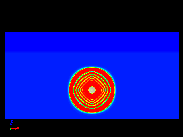  shockwave propagation due to under water explosion