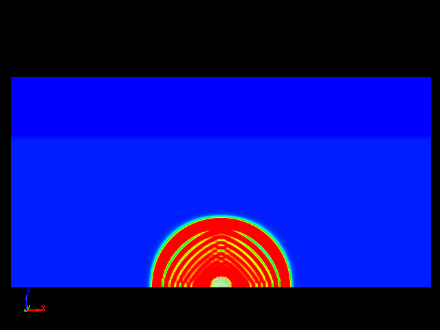  shockwave propagation due to under water explosion