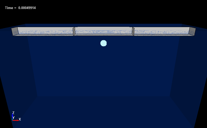  Whipping motion of floating structure induced by UNDEX